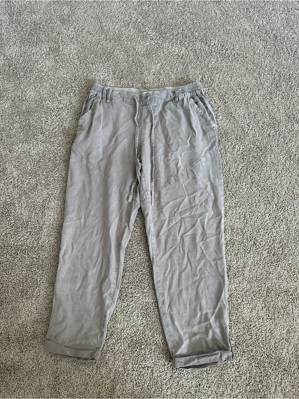Sincerely Jules Light Gray Wide Leg Pants